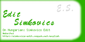 edit simkovics business card